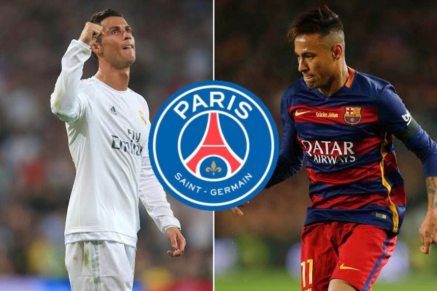 PSG chi 237 triệu bảng để tậu cả Ronaldo lẫn Neymar trong hè 2016.