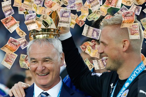 Leicester City thưởng HLV Ranieri hợp đồng 4 năm, lương 15 triệu bảng.