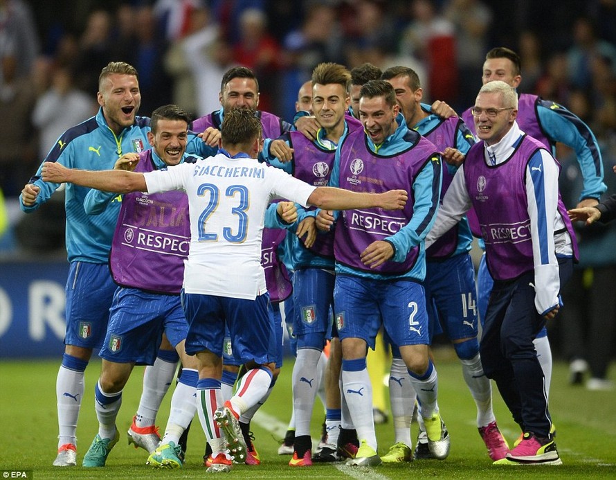 Italia xác lập kỷ lục đội hình ra sân cao tuổi nhất trong lịch sử các VCK EURO.