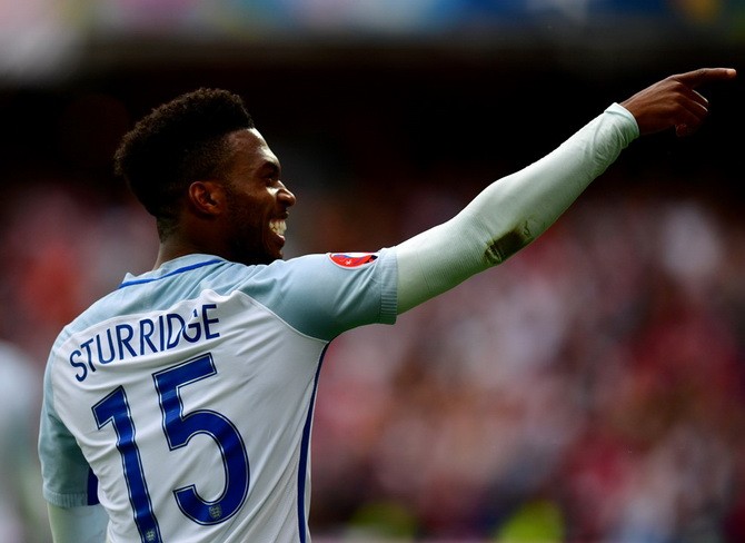 Daniel Sturridge đã ghi bàn quyết định giúp tuyển Anh chiến thắng. (Nguồn: Getty)