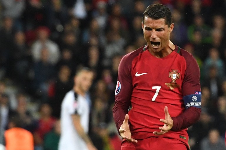 Ronaldo đã "tịt ngòi" hai trận liên tiếp ở EURO 2016