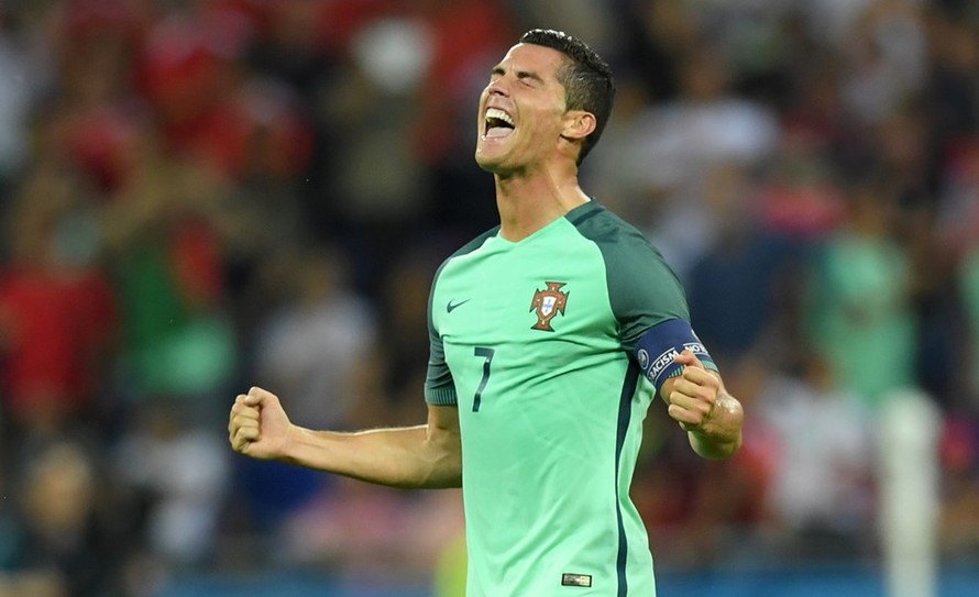 Niềm vui chiến thắng của Ronaldo.