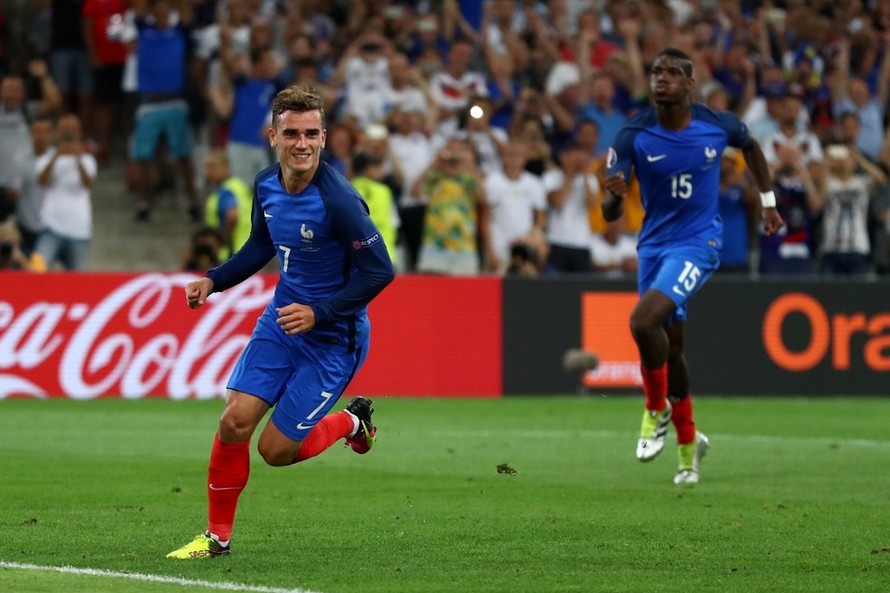 Antoine Griezmann là tác giả bàn mở tỷ số trận đấu.