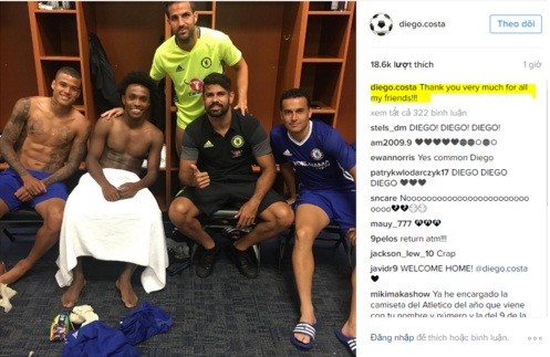 Costa xác nhận chia tay Chelsea?