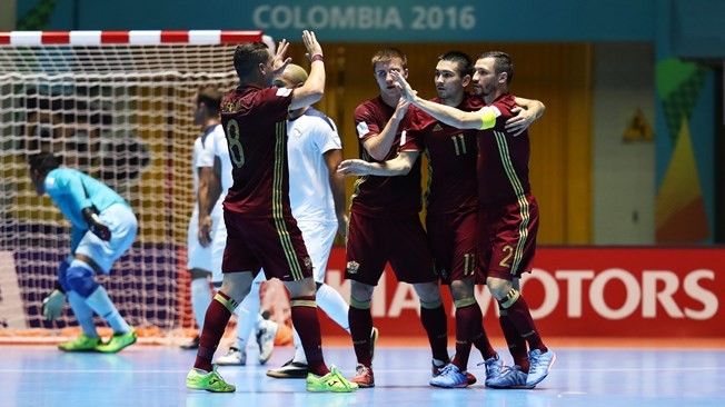 ĐT Futsal Việt Nam gặp Nga tại vòng 1/8.