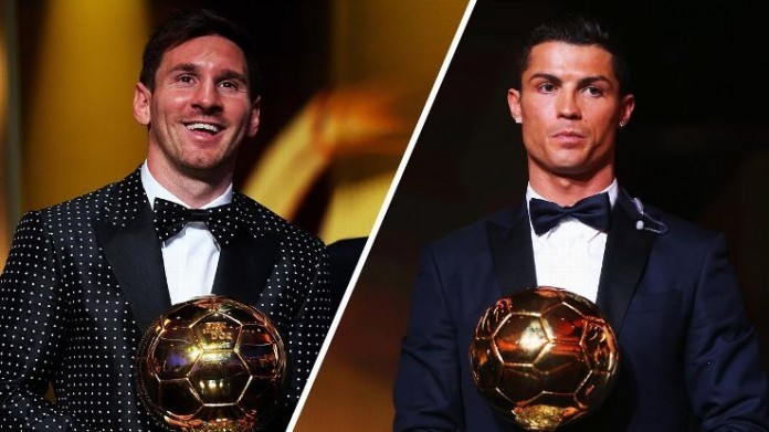 Messi và Ronaldo thay nhau thống trị Quả bóng vàng FIFA suốt 6 năm qua.