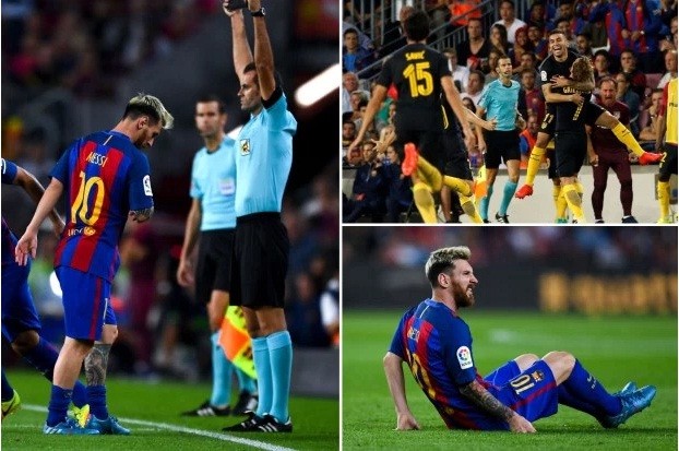 Messi dính chấn thương háng và có thể phải nghỉ thi đấu 3 tuần.