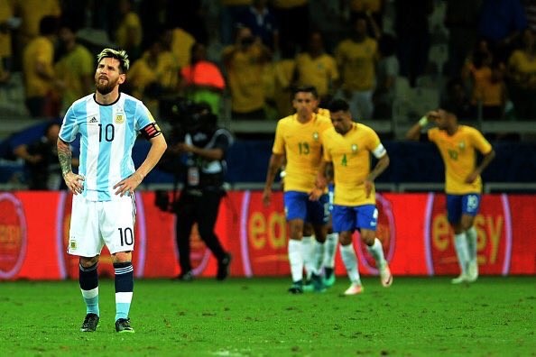 Nỗi thất vọng của Messi.