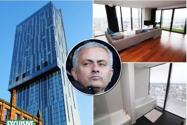 Mourinho chuẩn bị chuyển đến một căn hộ sang trọng.