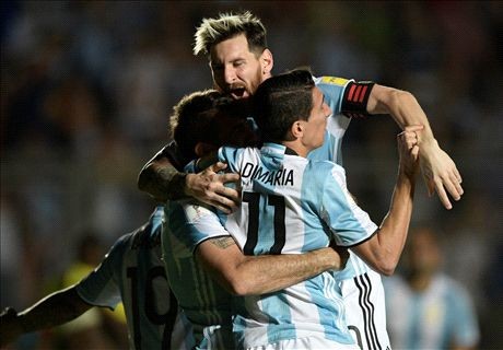 Messi cùng các đồng đội có chiến thắng quan trọng trước Colombia.