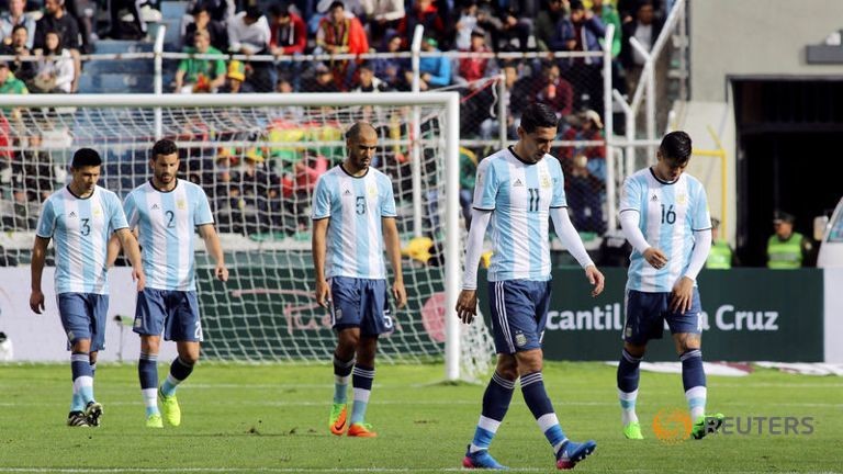ĐT Argentina lại thua tại sân Hernando Siles.