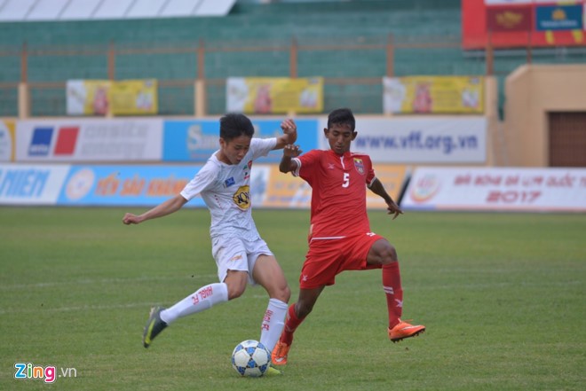 U19 HAGL thảm bại trước U19 Myanmar.