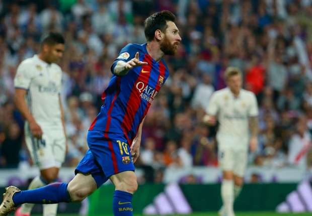 Messi lập kỷ lục ghi bàn tại El Clasico.