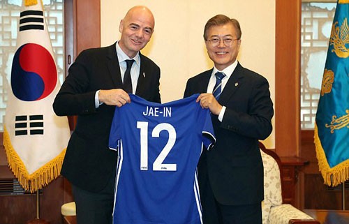 Hàn Quốc muốn đồng tổ chức World Cup 2030 với CHDCND Triều Tiên.