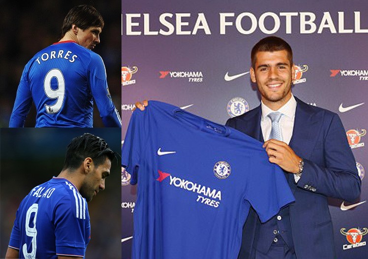 Morata sẽ mang áo số 9 tại Chelsea.