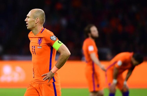 Nỗi buồn của Robben.