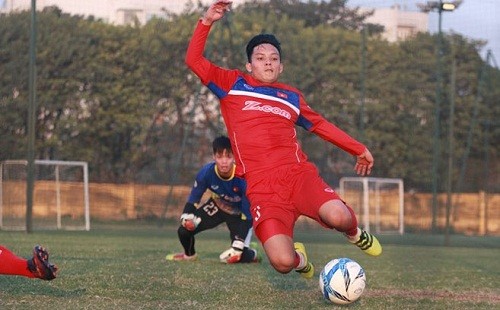 Văn Khánh dính chấn thương trong buổi tập gần nhất của U23 Việt Nam.