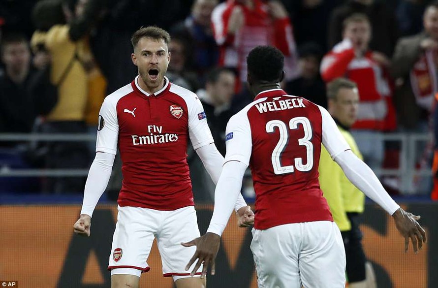 Ramsey giúp Arsenal thoát thua trước CSKA Moscow.