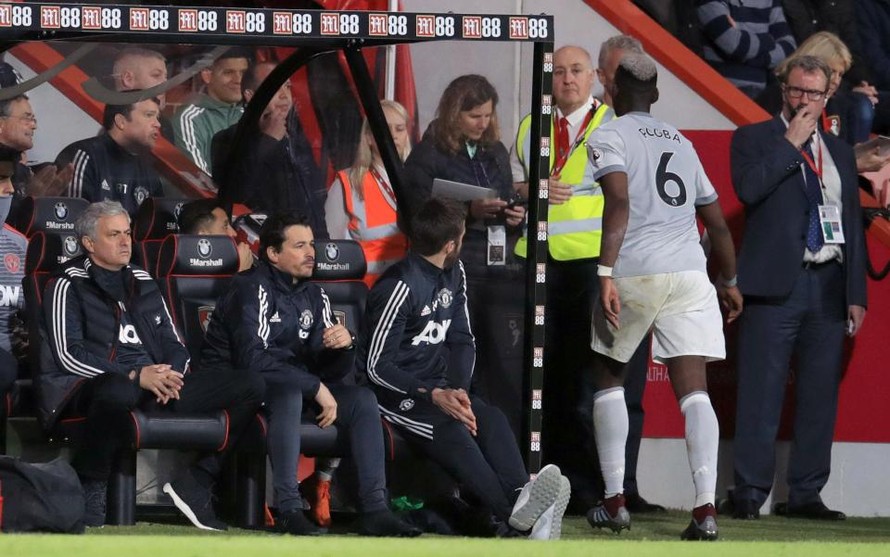 Bản tin thể thao: Bị thay ra, Pogba giận không thèm bắt tay Mourinho