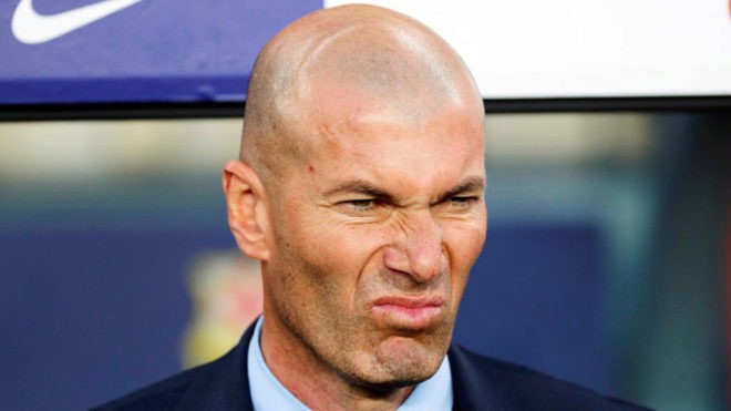 HLV Zinedine Zidane hài lòng vì Real Madrid có trận hòa trước Barcelona.