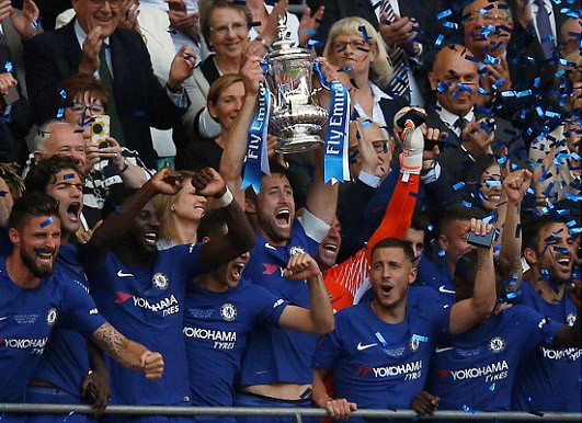 Thắng sát nút M.U, Chelsea vô địch FA Cup