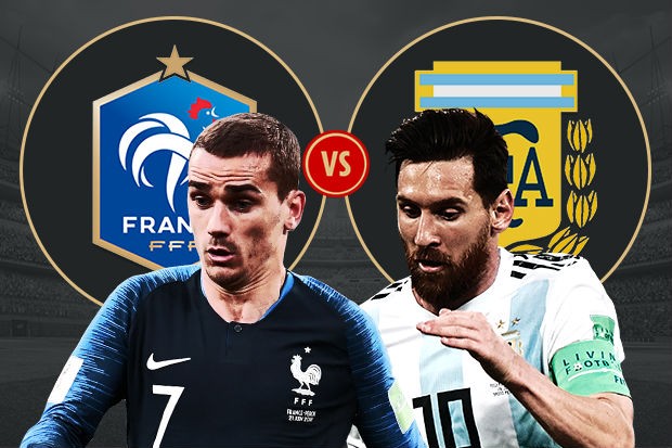 Pháp vs Argentina sẽ là trận đấu đầu tiên của vòng 1/8 World Cup 2018.