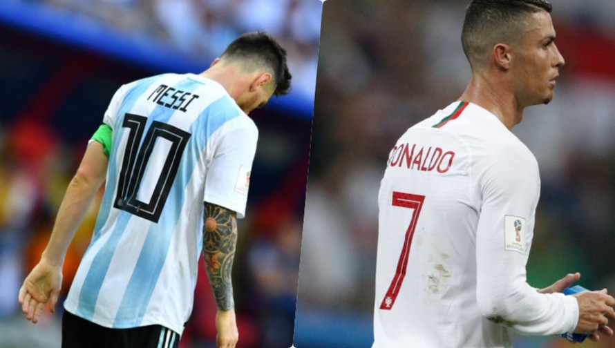 Lionel Messi và Cristiano Ronaldo sớm chia tay World Cup 2018.