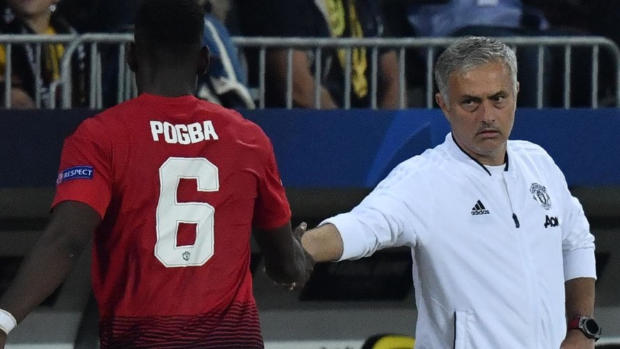 HLV Mourinho hài lòng về màn trình diễn của Pogba.