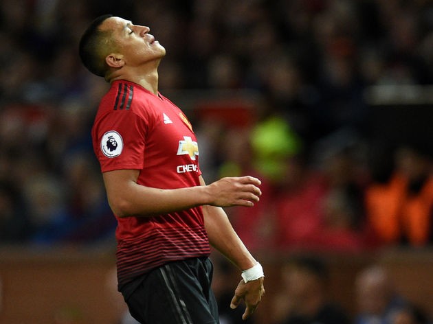 Alexis Sanchez gây thất vọng tràn trề trong màu áo M.U.