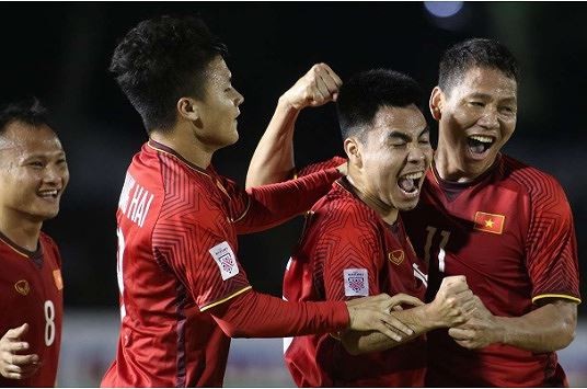 Đã có 7 cầu thủ khác nhau của Việt Nam ghi bàn tại AFF Cup 2018.