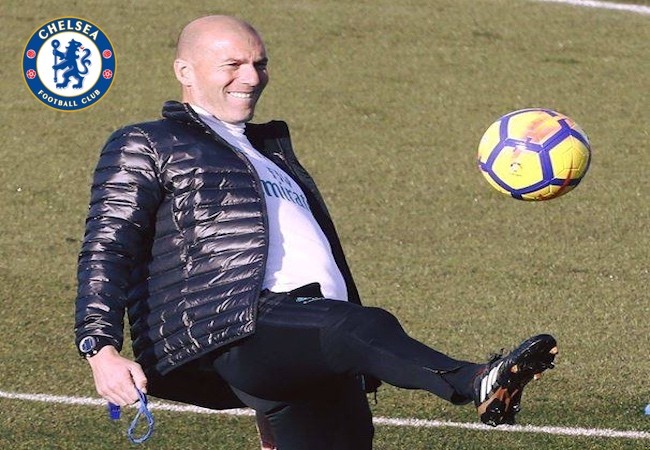 HLV Zinedine Zidane được nhắm thay thế Maurizio Sarri.