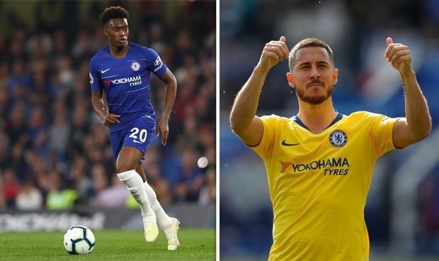 Callum Hudson-Odoi sẽ mặc áo số 10 ở Chelsea nếu Hazard ra đi.