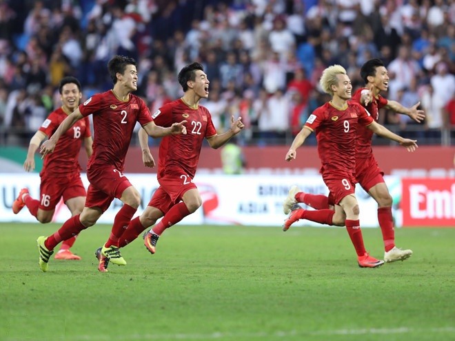 Đội tuyển Việt Nam có sự thăng tiến mạnh mẽ trong thời gian qua.