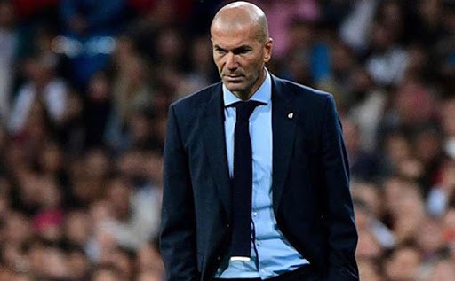 HLV Zinedine Zidane thất vọng về các học trò.