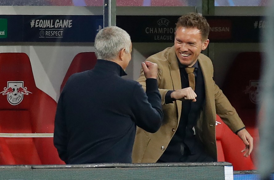 Julian Nagelsmann khiến tiền bối Jose Mourinho tâm phục khẩu phục.