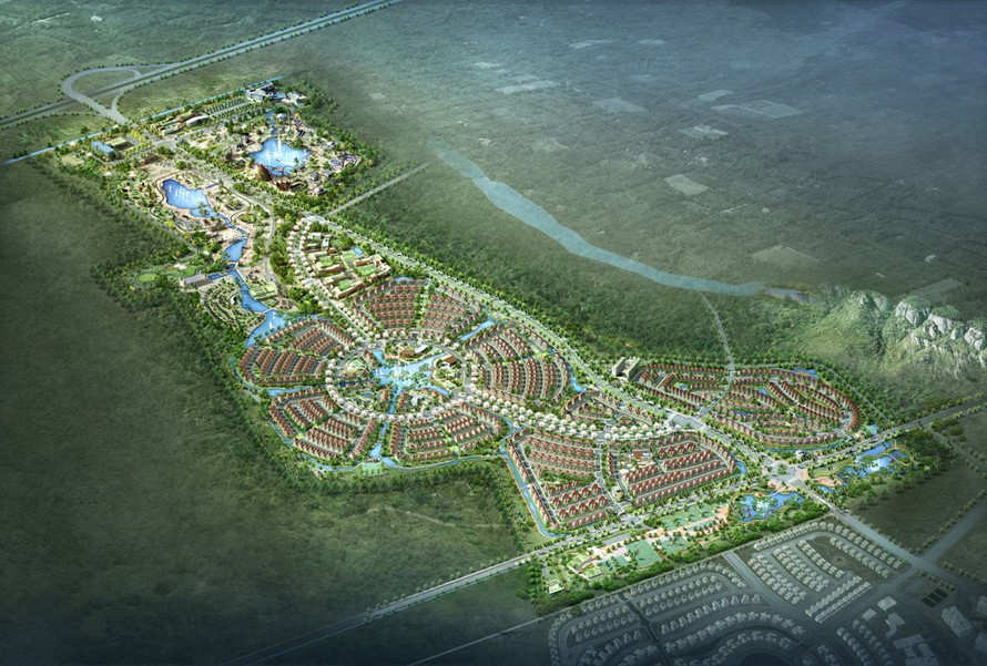 Phối cảnh dự án khu đô thị sinh thái Tuần Châu Ecopark.