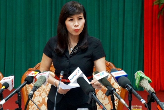 Bà Lê Mai Trang, Phó chủ tịch UBND quận Thanh Xuân.