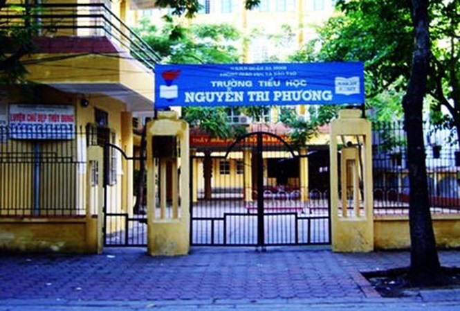 Trưởng Tiểu học Nguyễn Tri Phương nơi xảy ra vụ việc