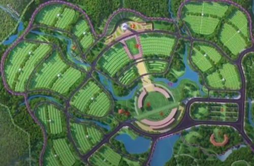 Nghĩa trang Yên Trung rộng 120 ha, có chức năng tương tự nghĩa trang Mai Dịch, sẽ được đặt ở ngoại thành Hà Nội.