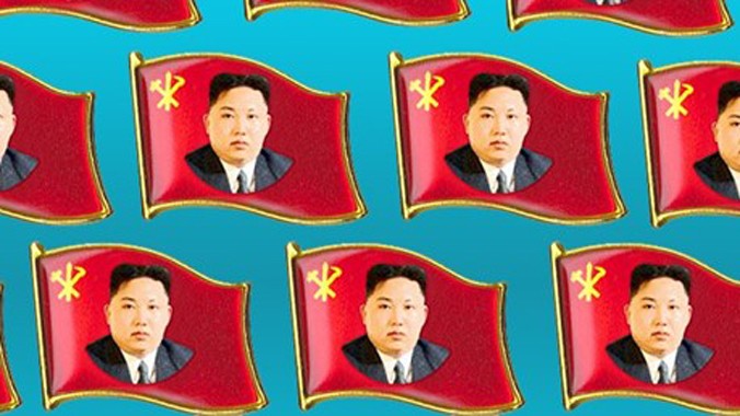 Lần đầu tiên, hình ảnh ông Kim Jong-un được in riêng trên huy hiệu Triều Tiên. (Ảnh: NKNews)