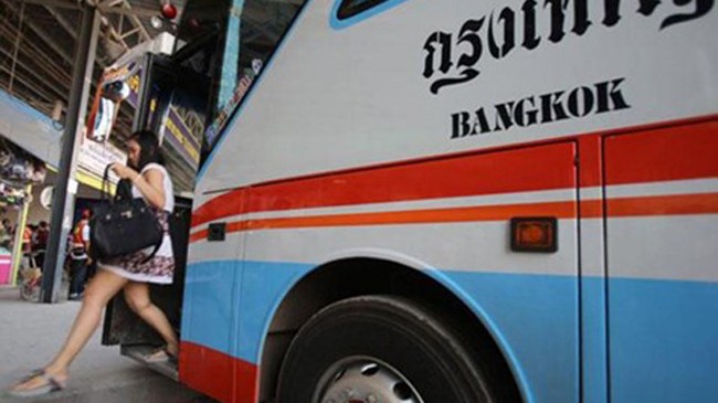 Xe buýt của Công ty vận tải hành khách Transport Co. - Ảnh: Bangkok Post