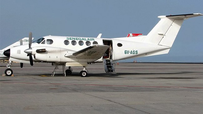 Một máy bay của hãng hàng không tư nhân Senegalair (Ảnh: dakarprivee)