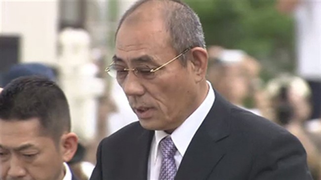 Kunio Inoue, thủ lĩnh của nhóm tội phạm mới tách ra từ Yamaguchi-gumi. Ảnh: Tokyo reporter