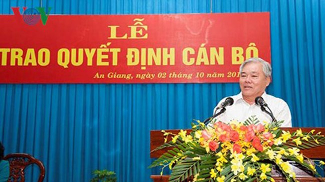  Ông Phan Văn Sáu giữ chức Phó ban Kinh tế Trung ương.