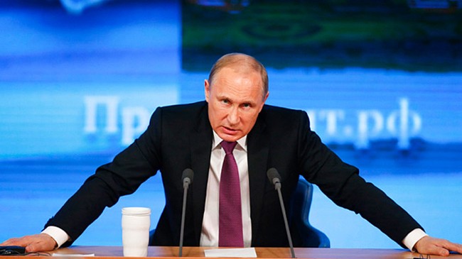 Tổng thống Nga Vladimir Putin. Ảnh: The Telegraph