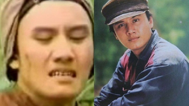 Lê Công Tuấn Anh khi đóng "Phạm Công Cúc Hoa" (trái) và khi đã nổi tiếng với vai Quang "Đông ki sốt".