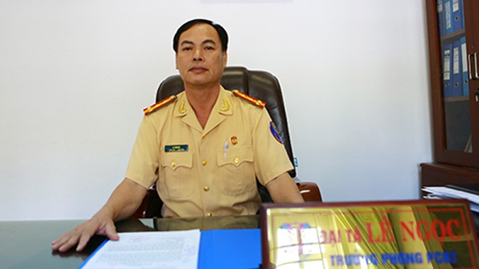 Đại tá Lê Ngọc, Trưởng phòng CSGT (PC 67), Công an TP Đà Nẵng 