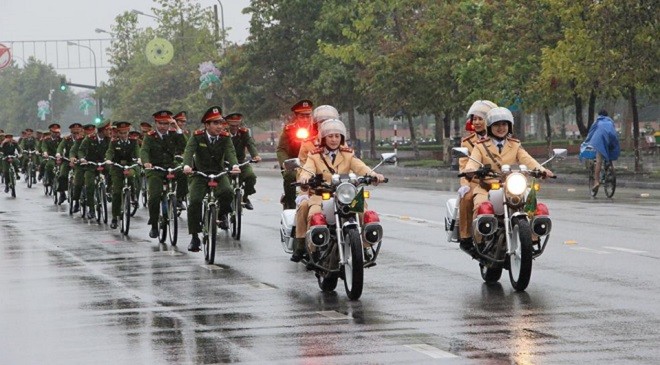 Trong thời gian tới, Công an Nghệ An sẽ tuần tra bằng xe đạp