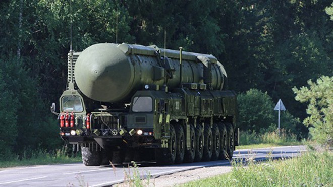 Một hệ thống tên lửa đạn đạo Yars của Nga. Ảnh: TASS