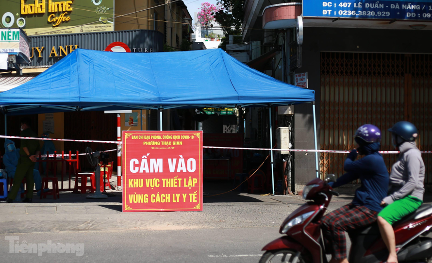 K407 đường Lê Duẩn, TP Đà Nẵng đã được phong toả. 